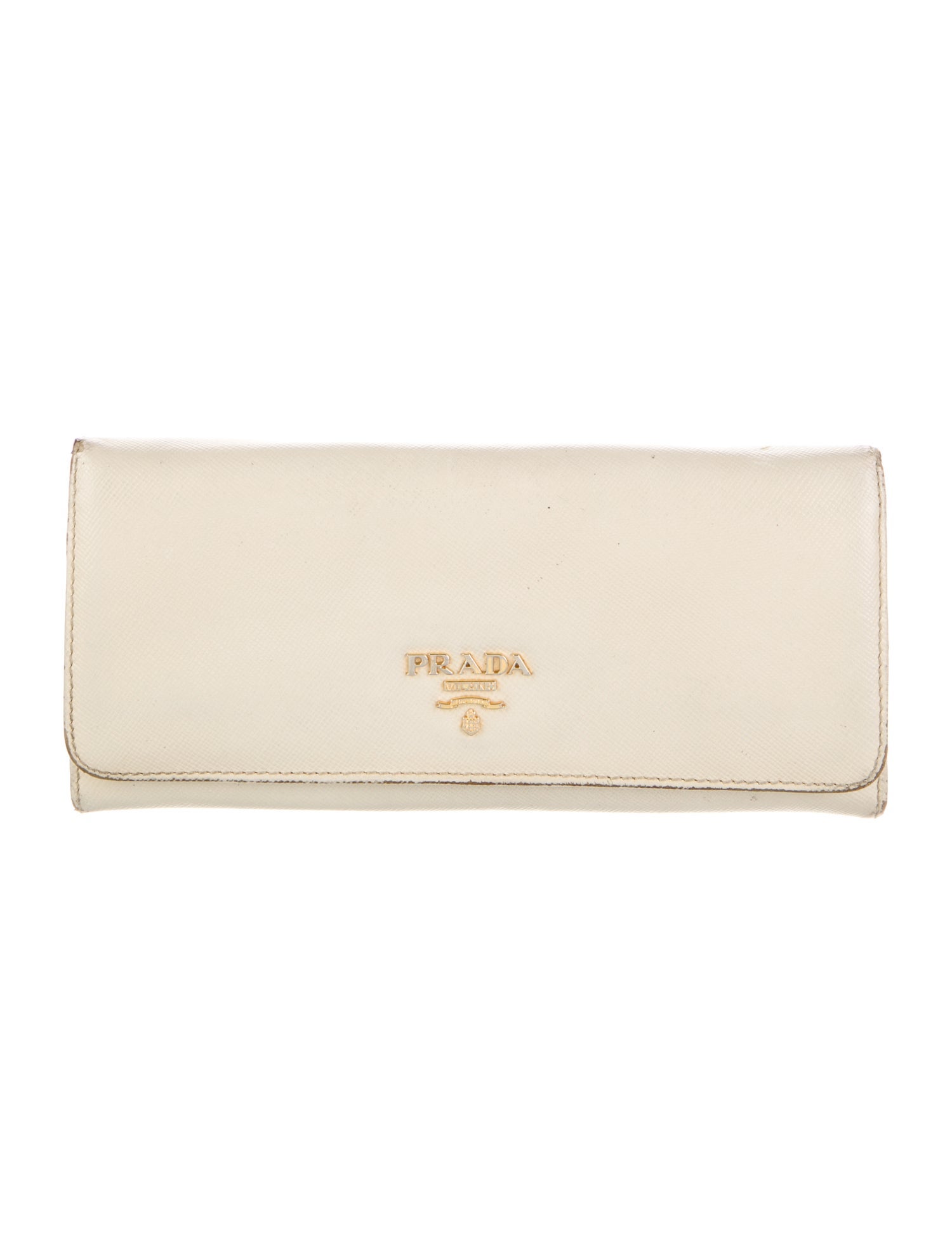 Prada Saffiano Lux Leather Continental Wallet