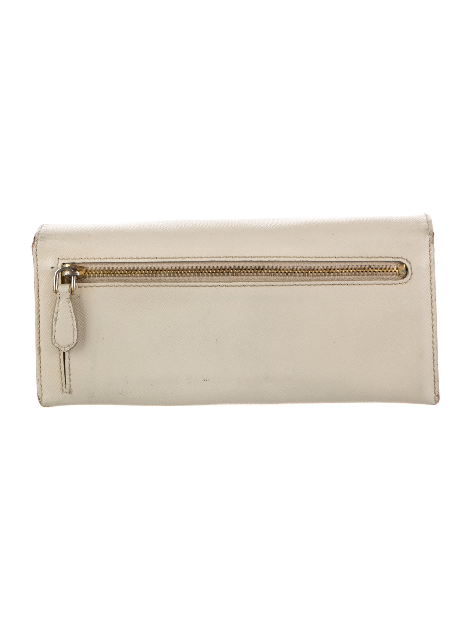 Prada Saffiano Lux Leather Continental Wallet