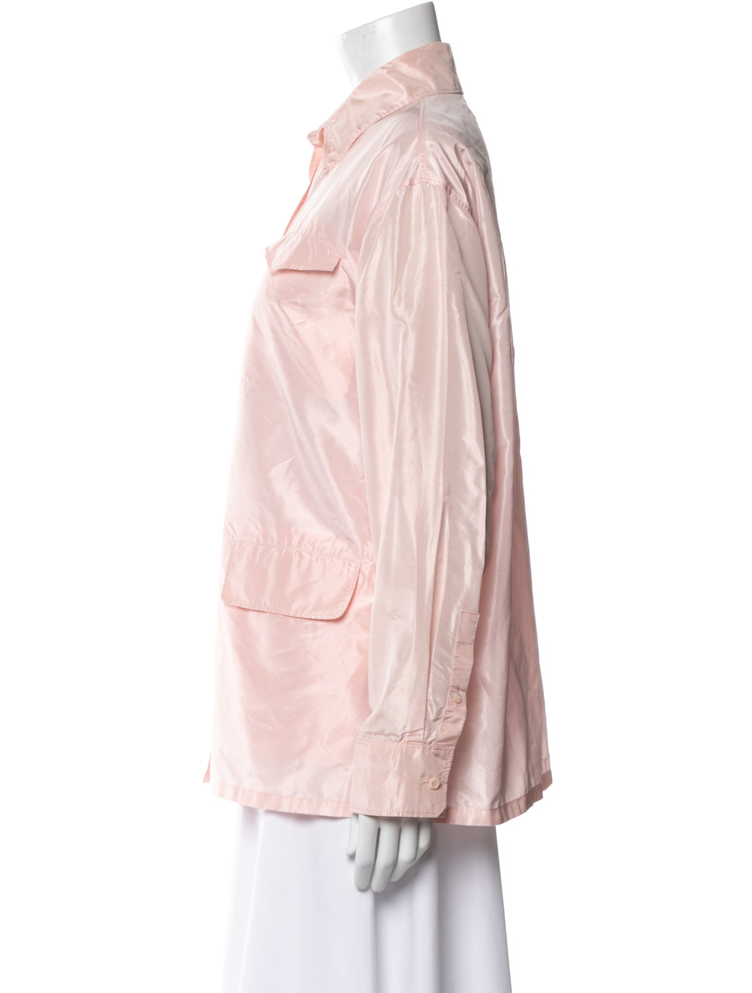 Prada 2021 Silk Button-Up Top