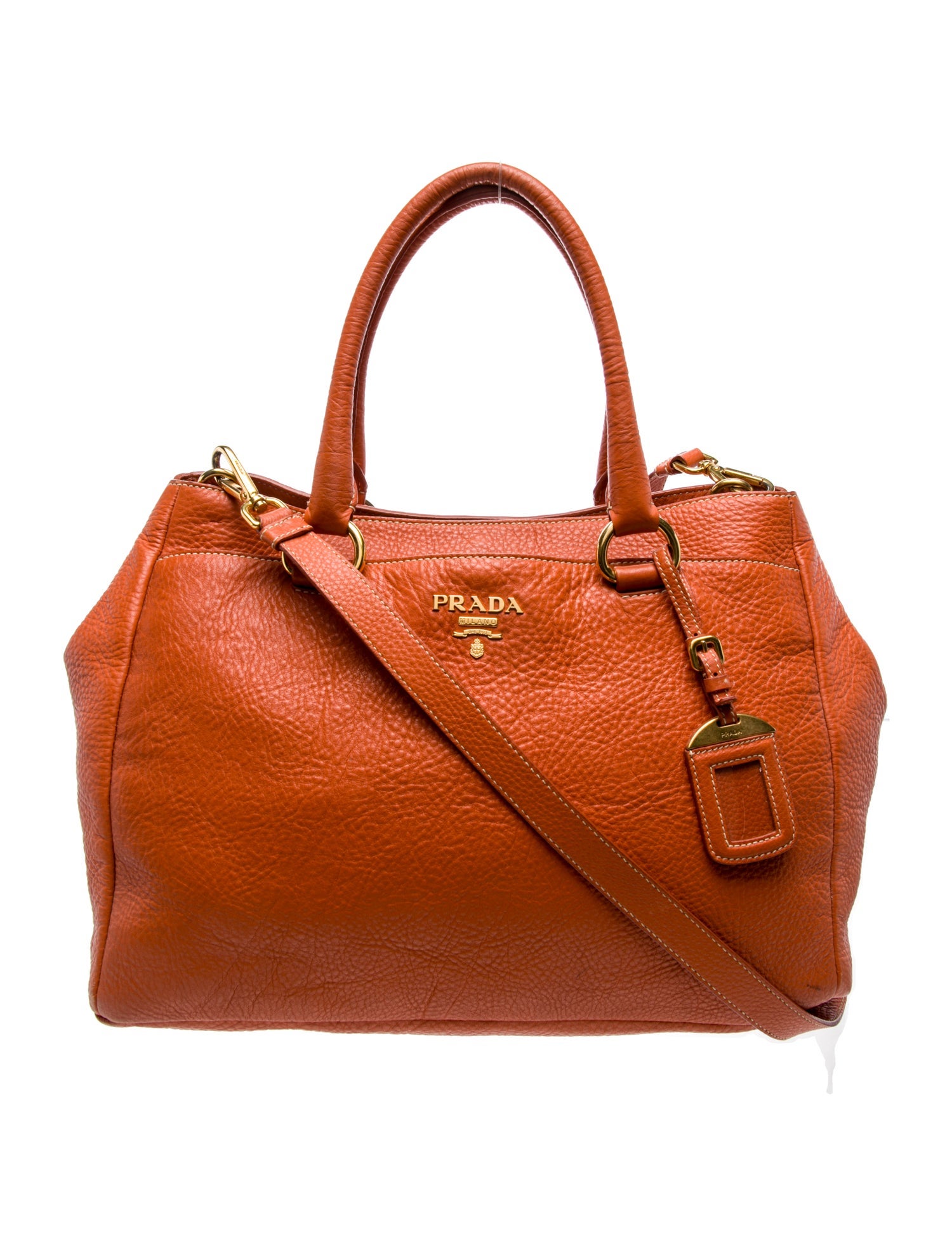 Prada Vitello Daino Leather Shoulder Bag