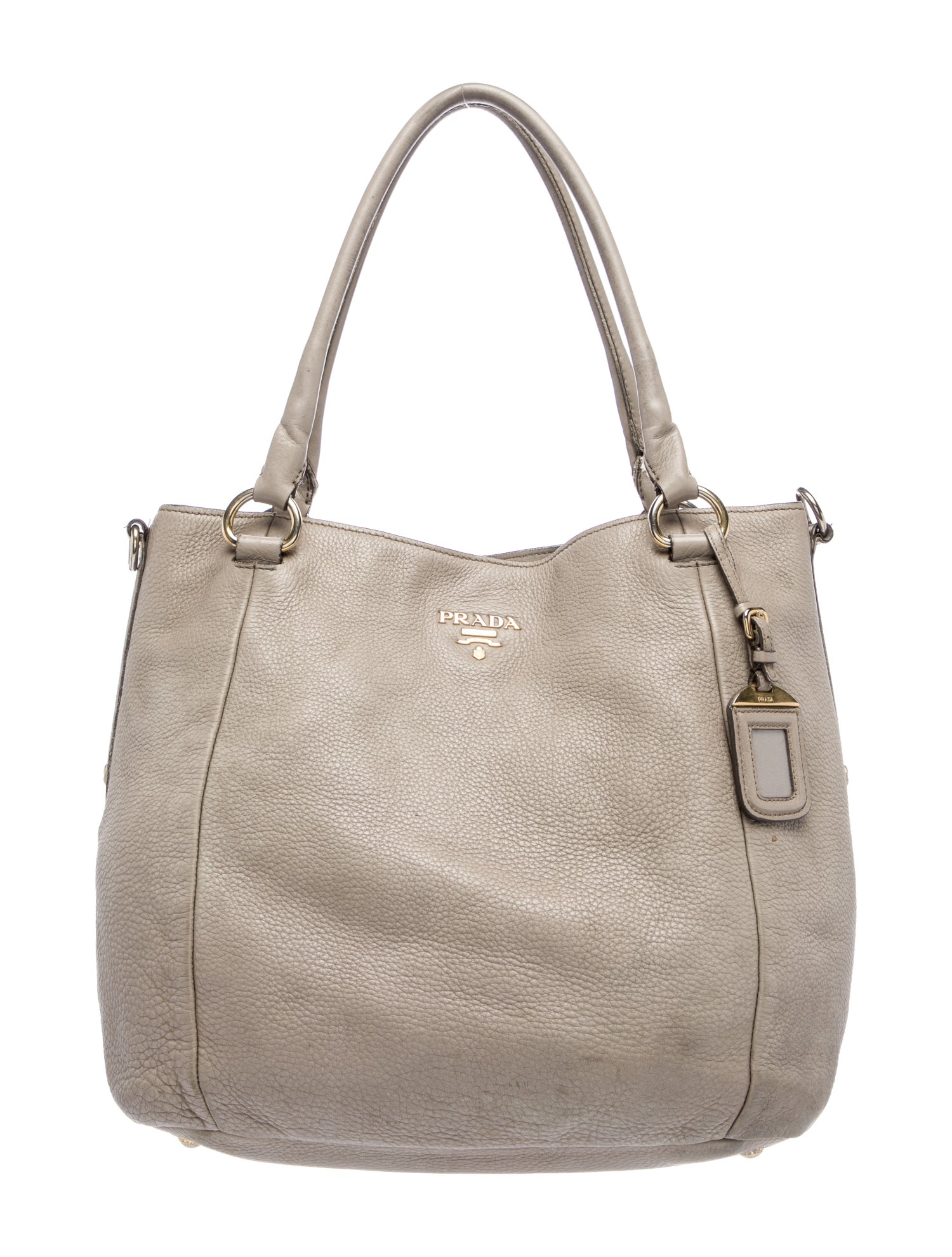 Prada Vitello Daino Leather Hobo