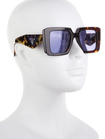 Prada Square Tinted Sunglasses