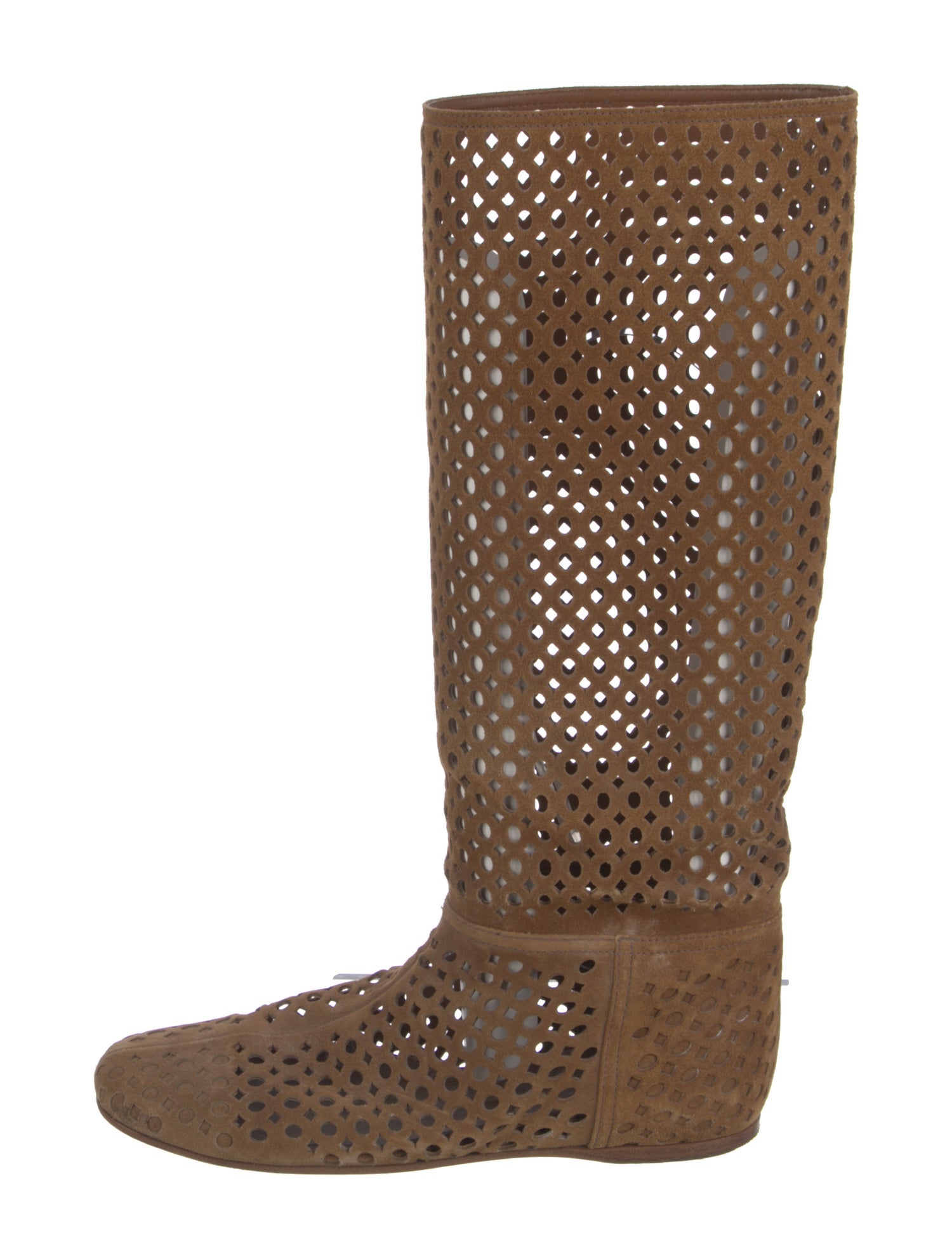 Prada Vintage Suede Riding Boots