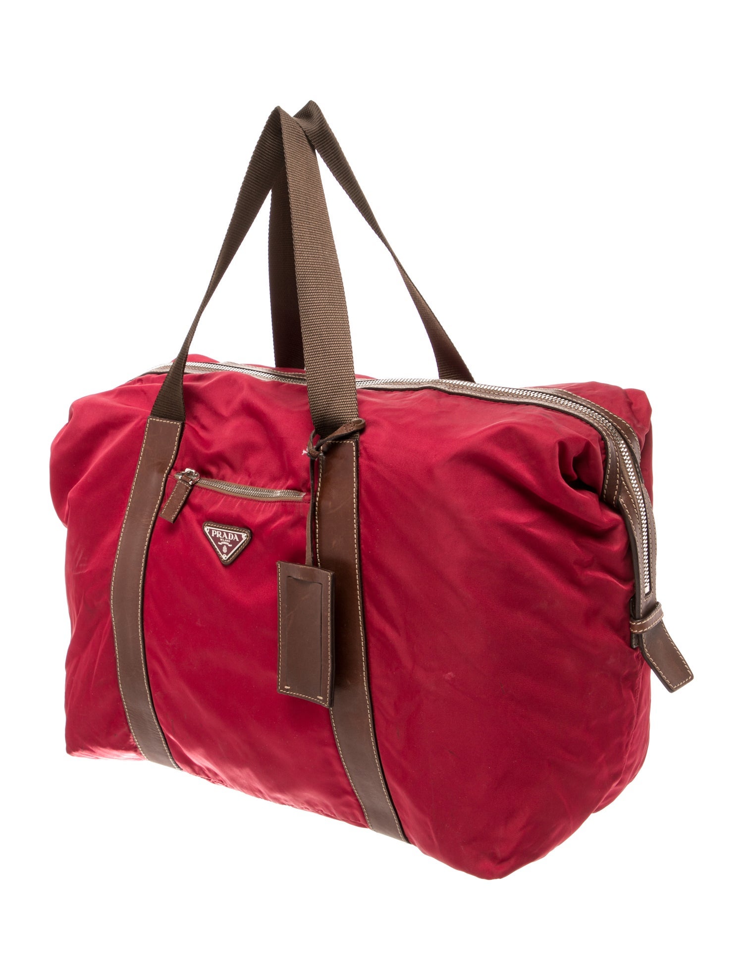 Prada Tessuto Nylon Weekender Bag