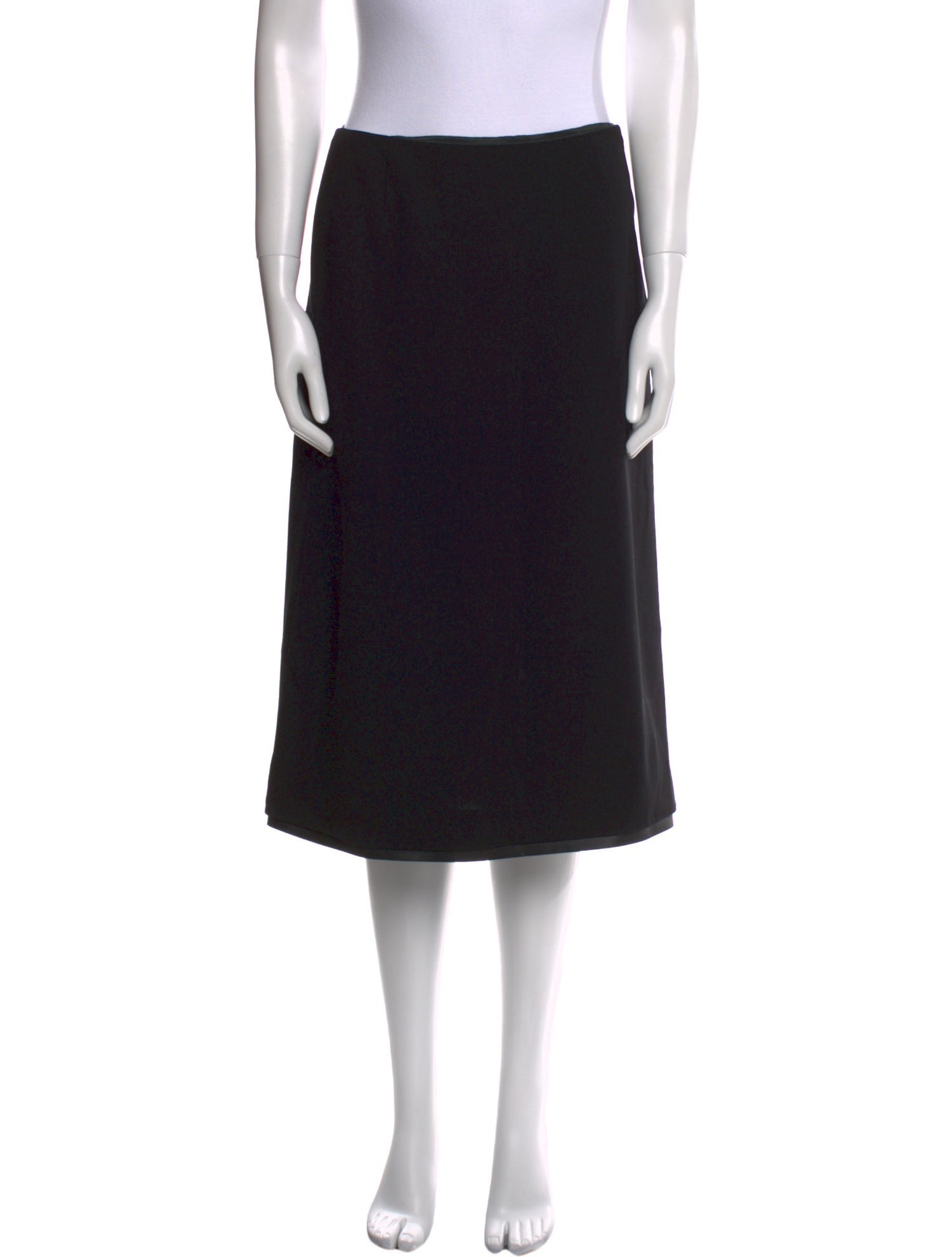 Prada Virgin Wool Knee-Length Skirt