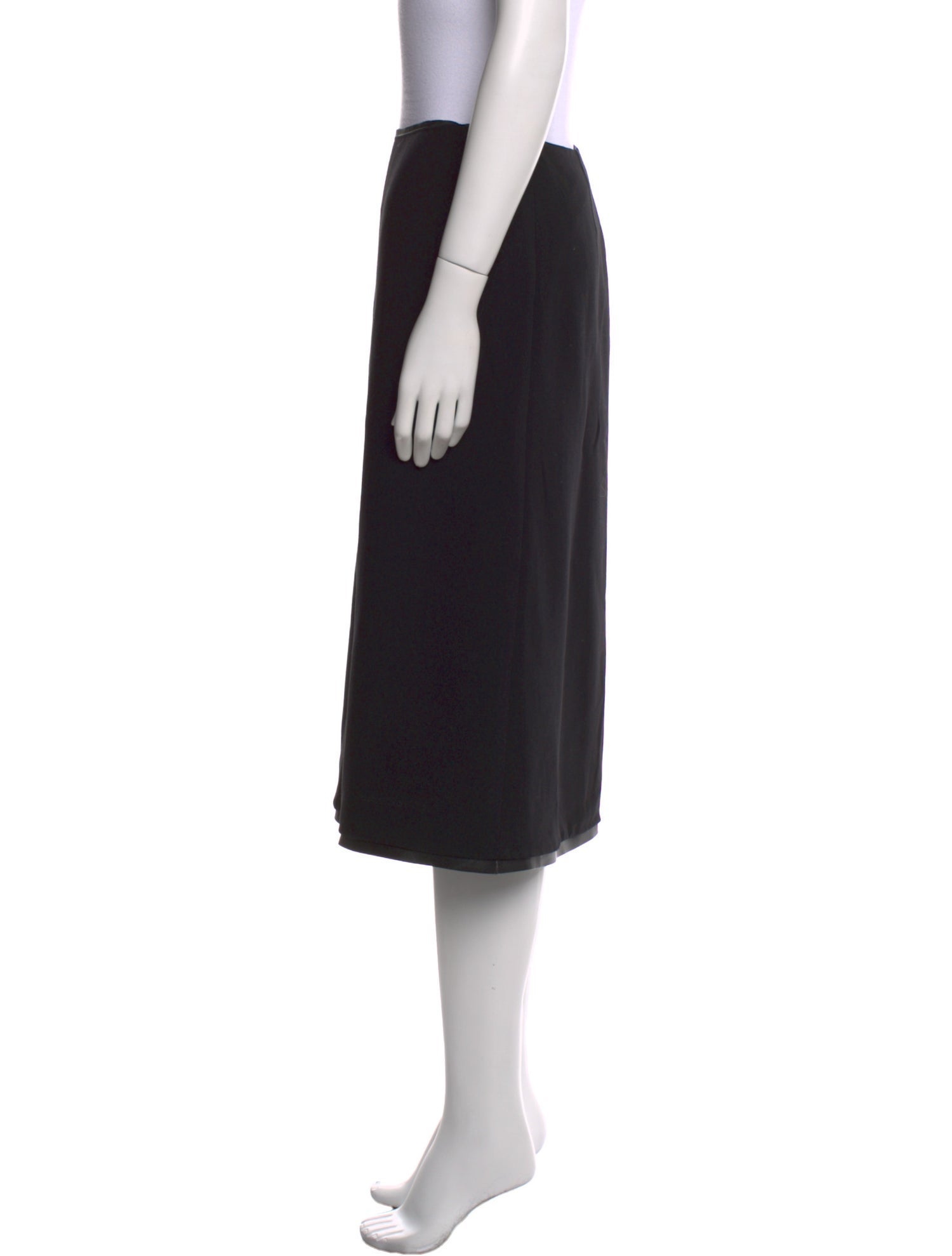 Prada Virgin Wool Knee-Length Skirt