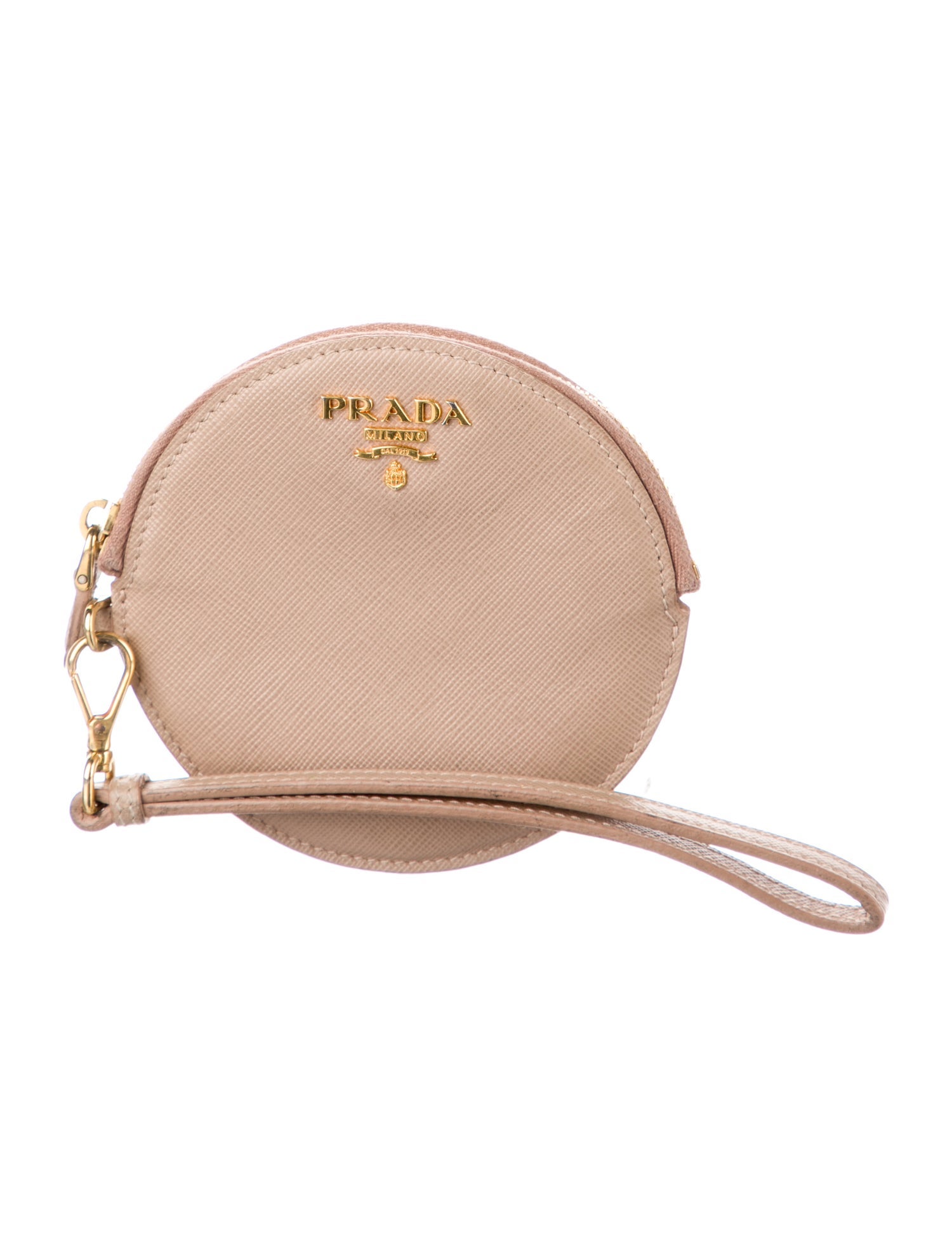 Prada Saffiano Metal Leather Wristlet