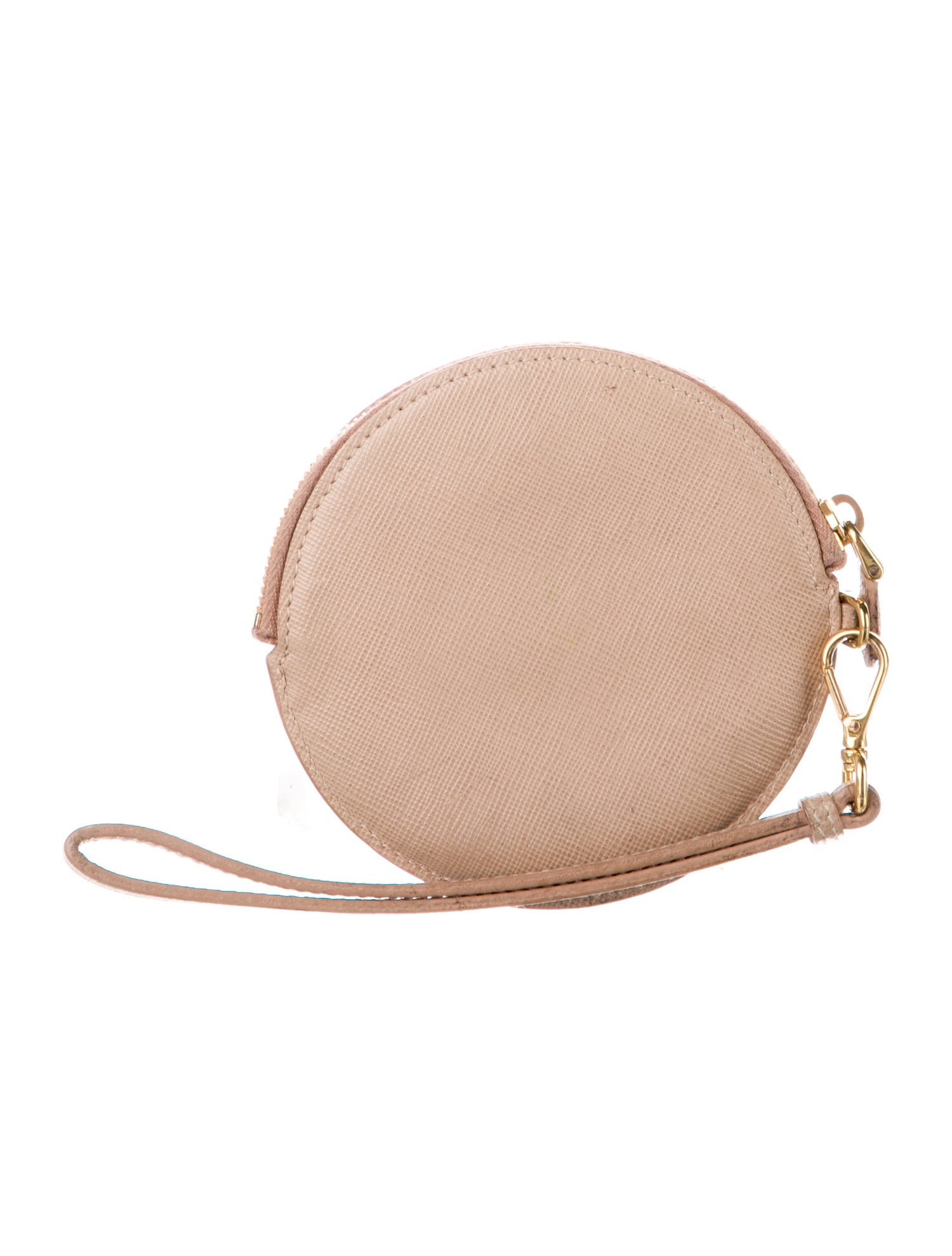 Prada Saffiano Metal Leather Wristlet