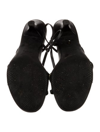 Prada Leather Slingback Sandals