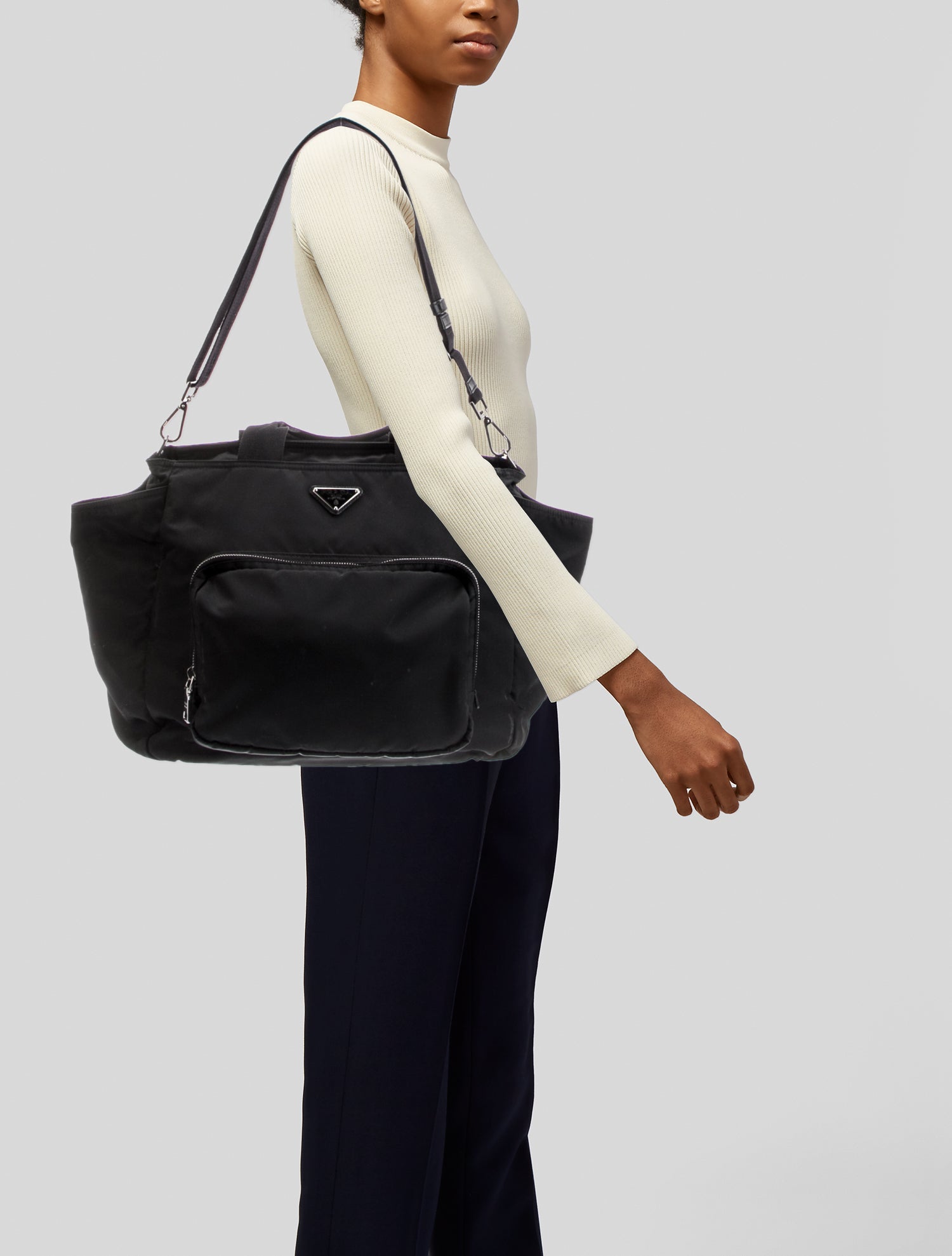 Prada Saffiano Leather Top Handle Bag