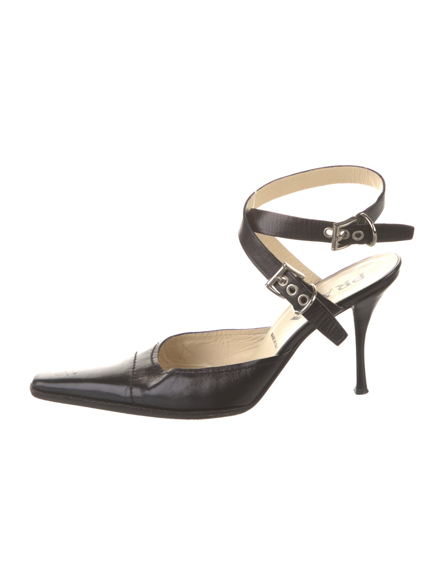 Prada Leather Slingback Pumps