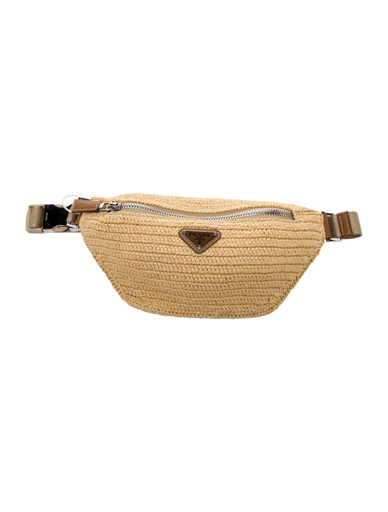 Prada Raffia Belt Bag
