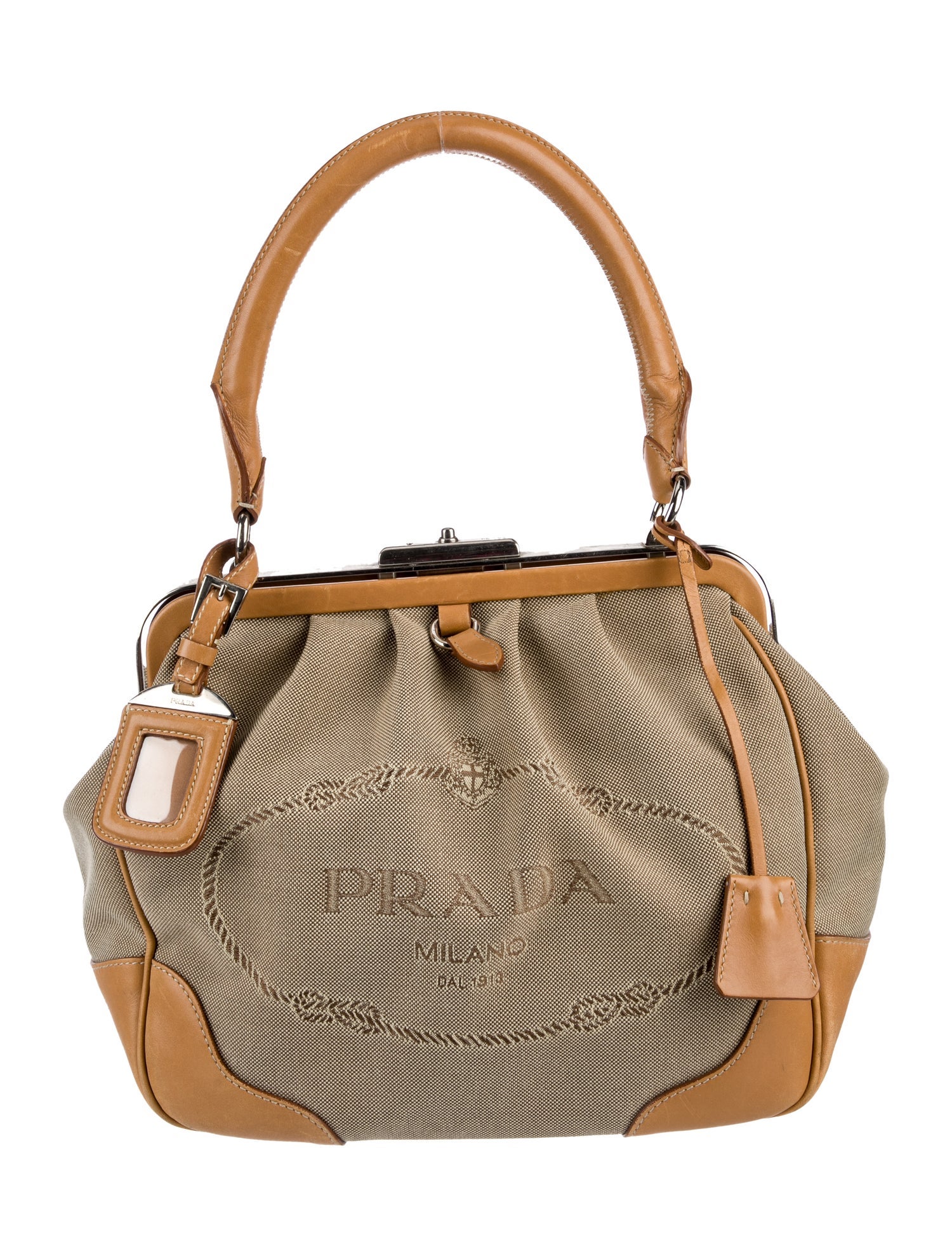 Prada Signature Top Handle Bag
