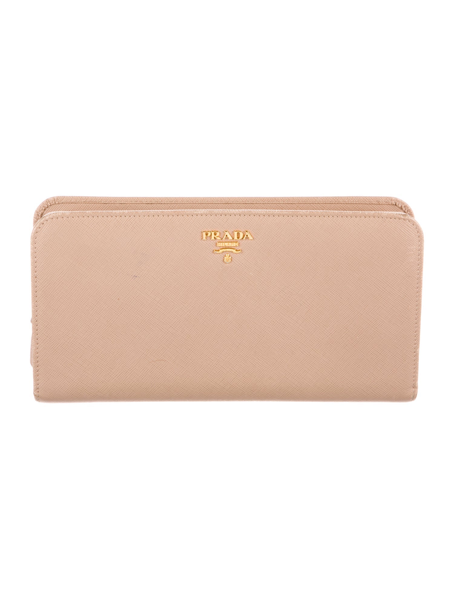 Prada Leather Continental Wallet
