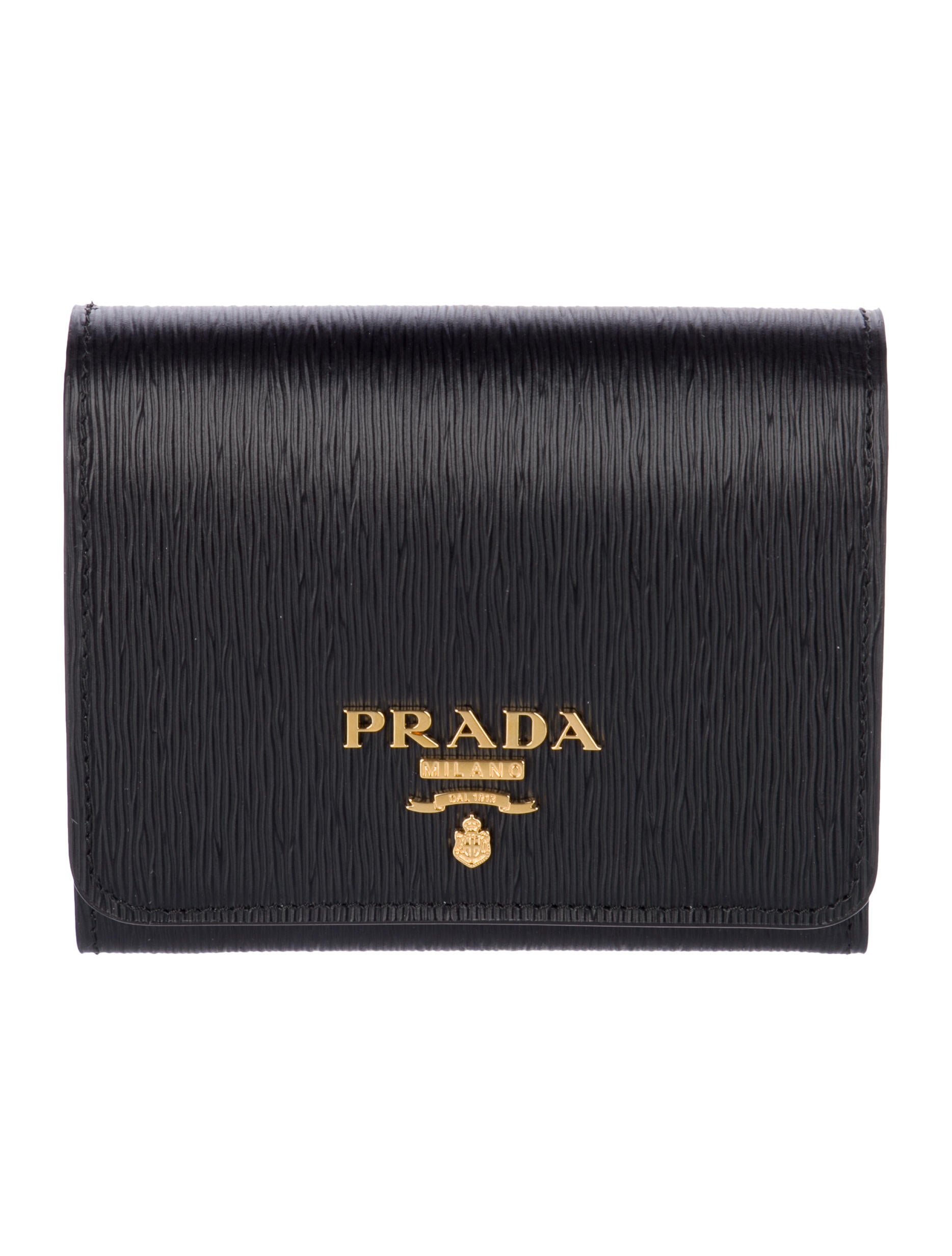 Prada Vitello Move Leather Wallet