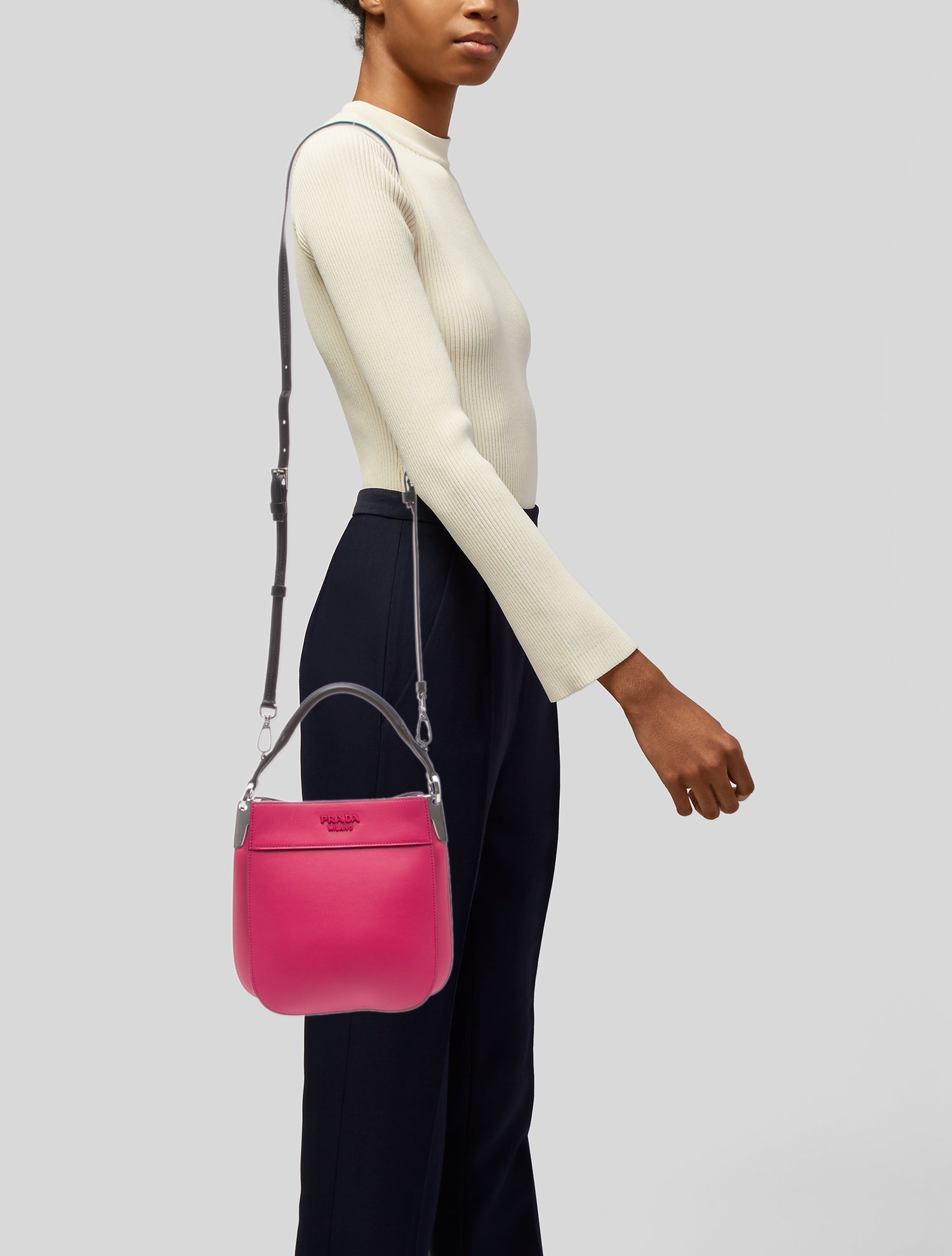 Prada City Calf Leather Margit