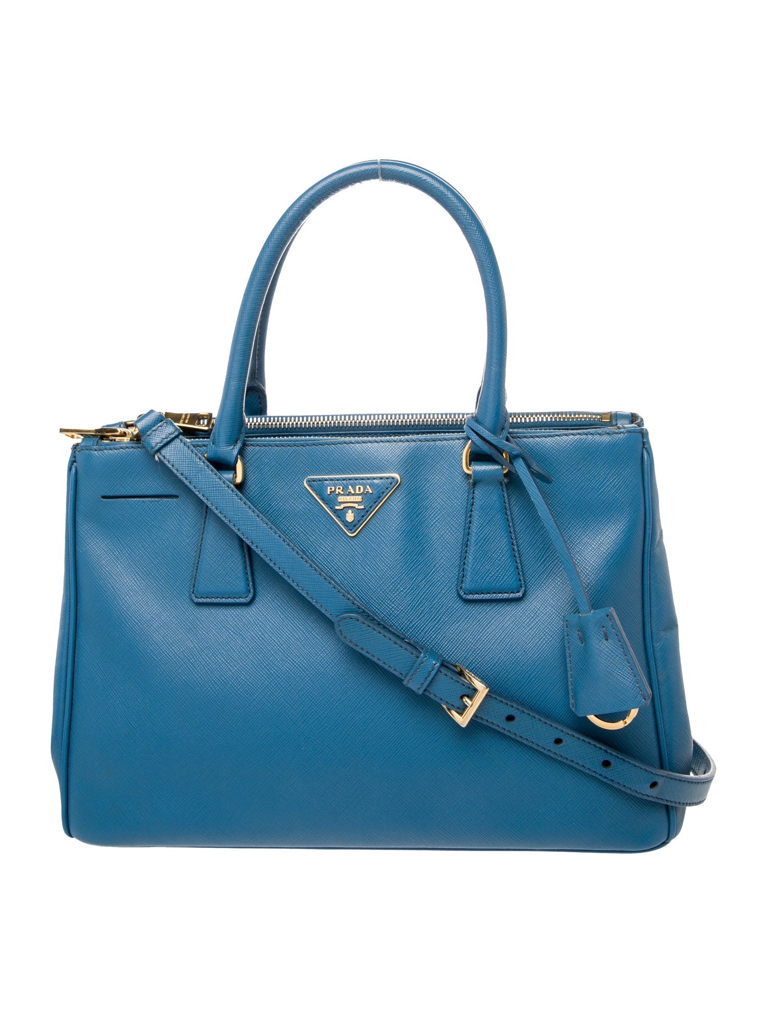 Prada Saffiano Leather Galleria Double Zip Medium
