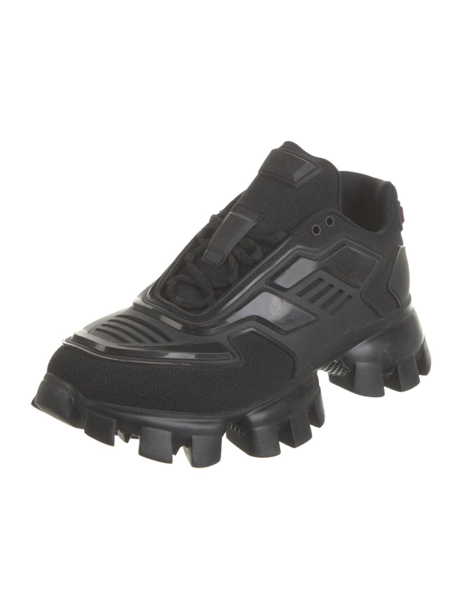 Prada Mesh Printed Athletic Sneakers