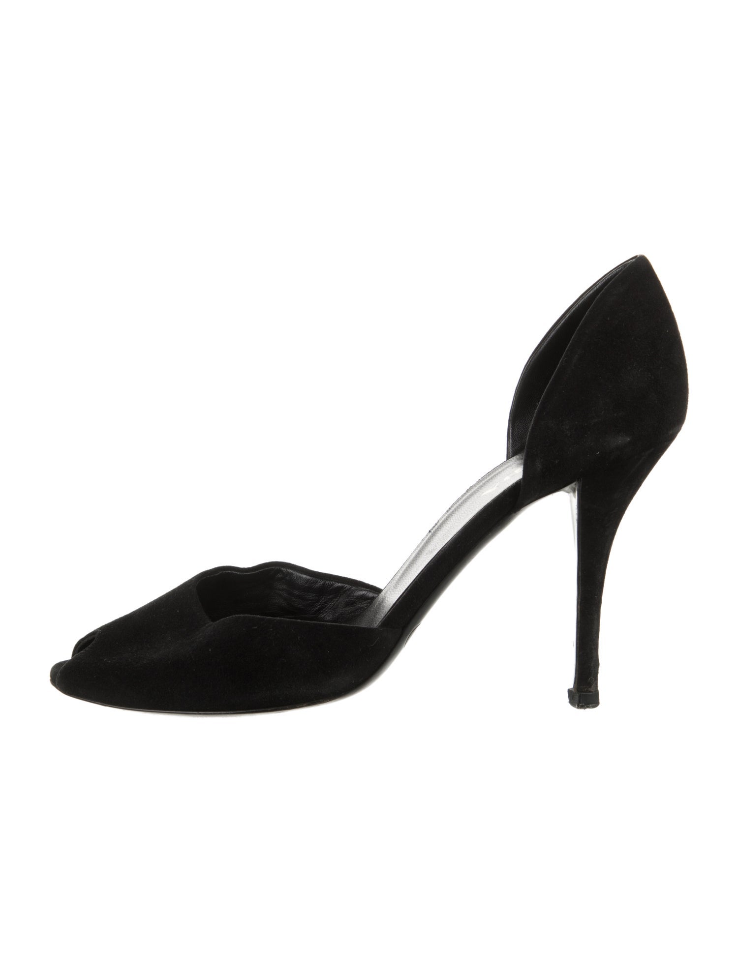 Prada Suede D'Orsay Pumps