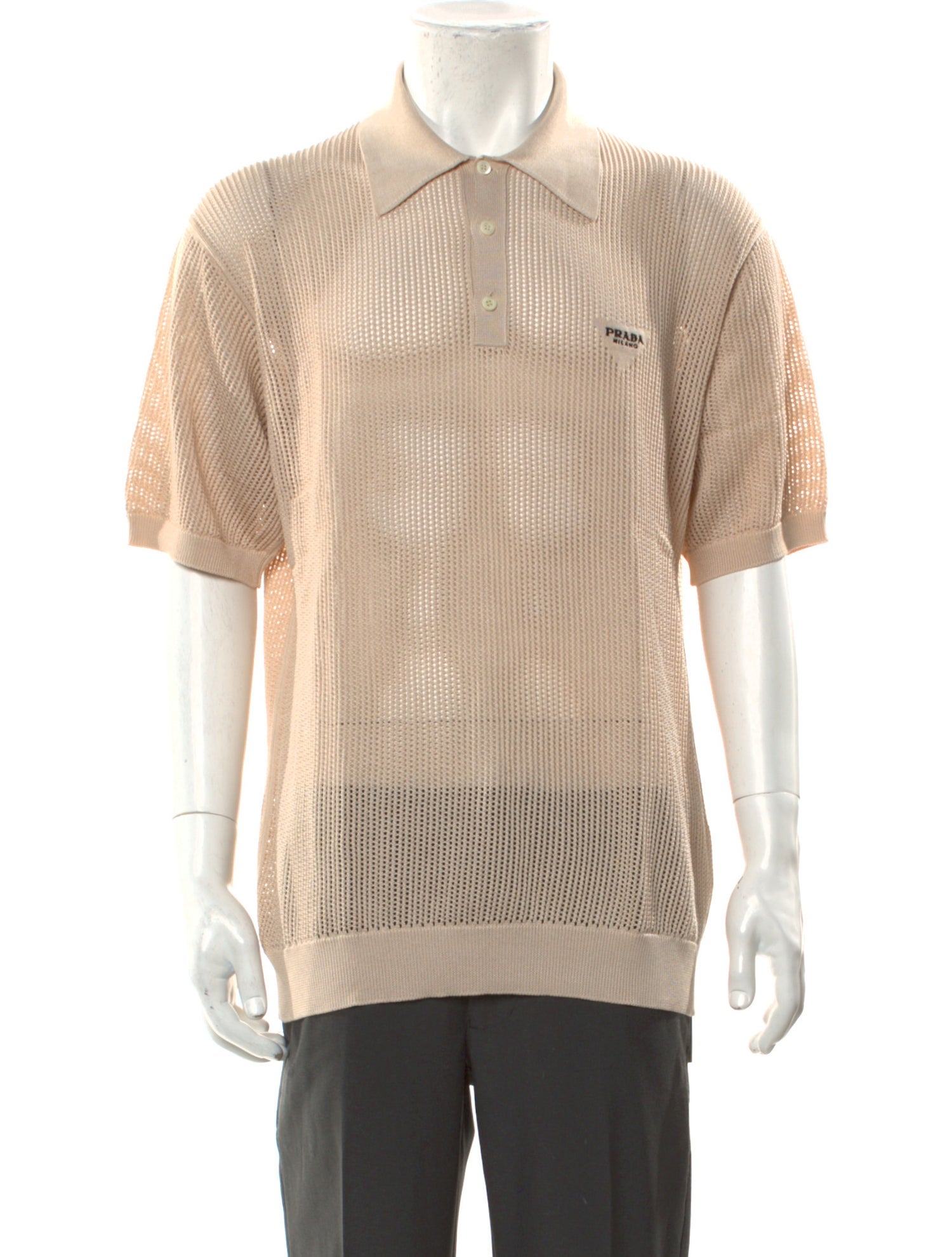 Prada 2022 Knit Polo Sweater