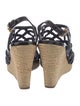 Prada Leather Braided Accents Espadrilles