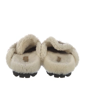 Prada Suede Colorblock Pattern Mules