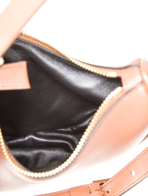 Prada Enameled Metal Triangle Arque Small