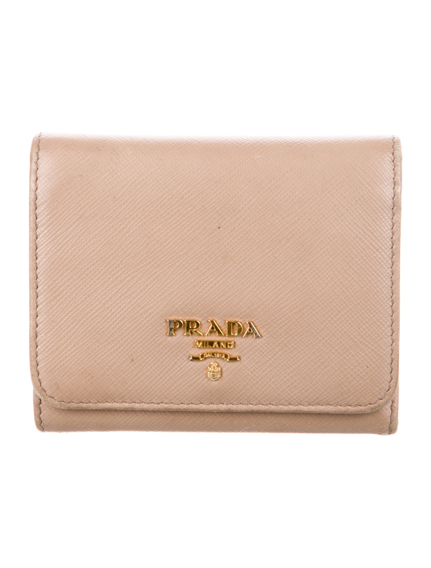 Prada Saffiano Metal Leather Wallet