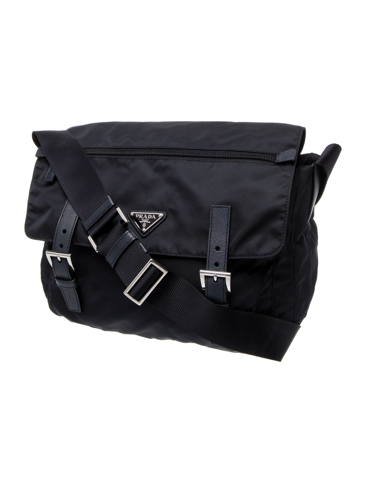 Prada Saffiano Leather Messenger Bag