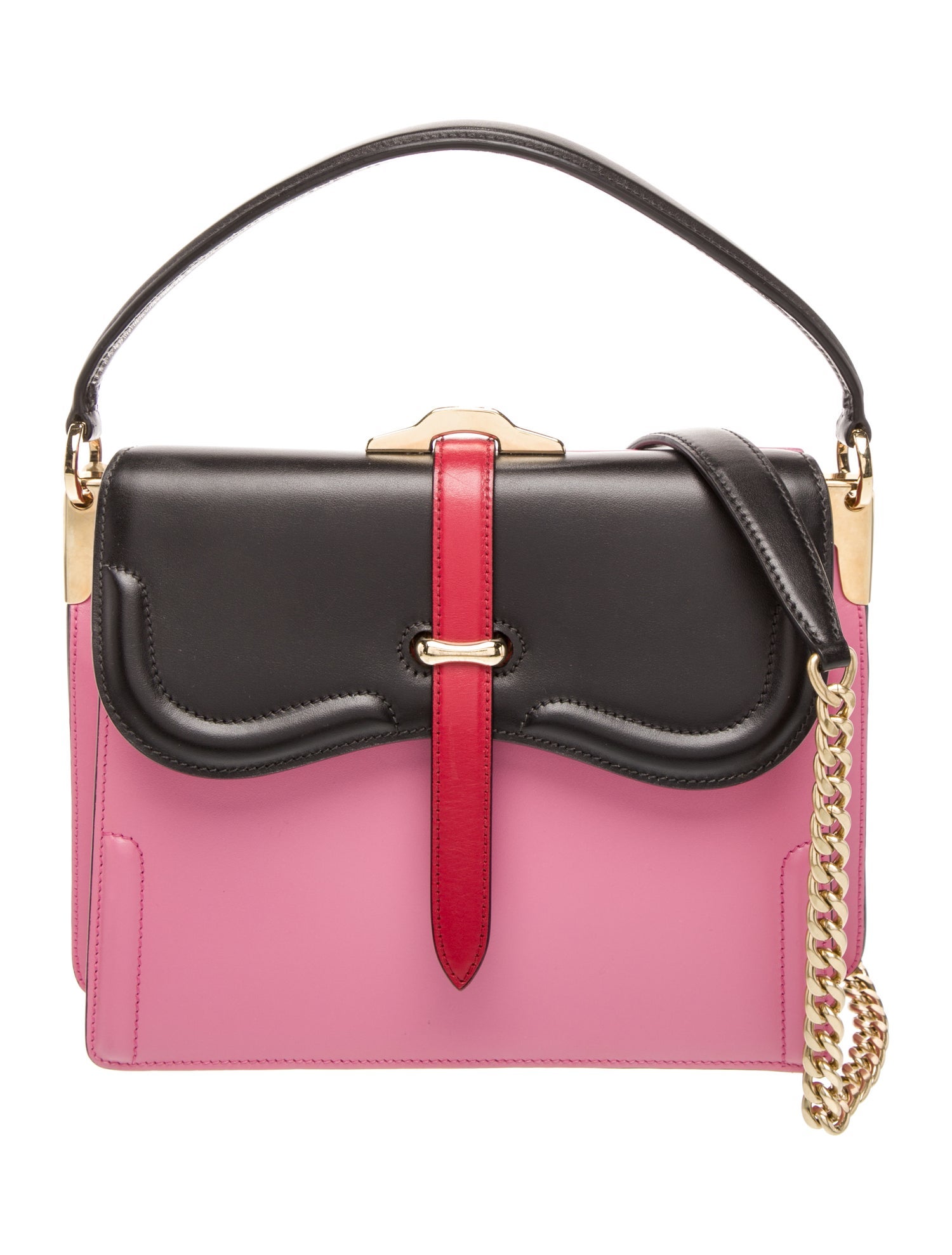 Prada City Calf Leather Belle