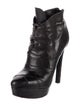 Prada Leather Lace-Up Boots
