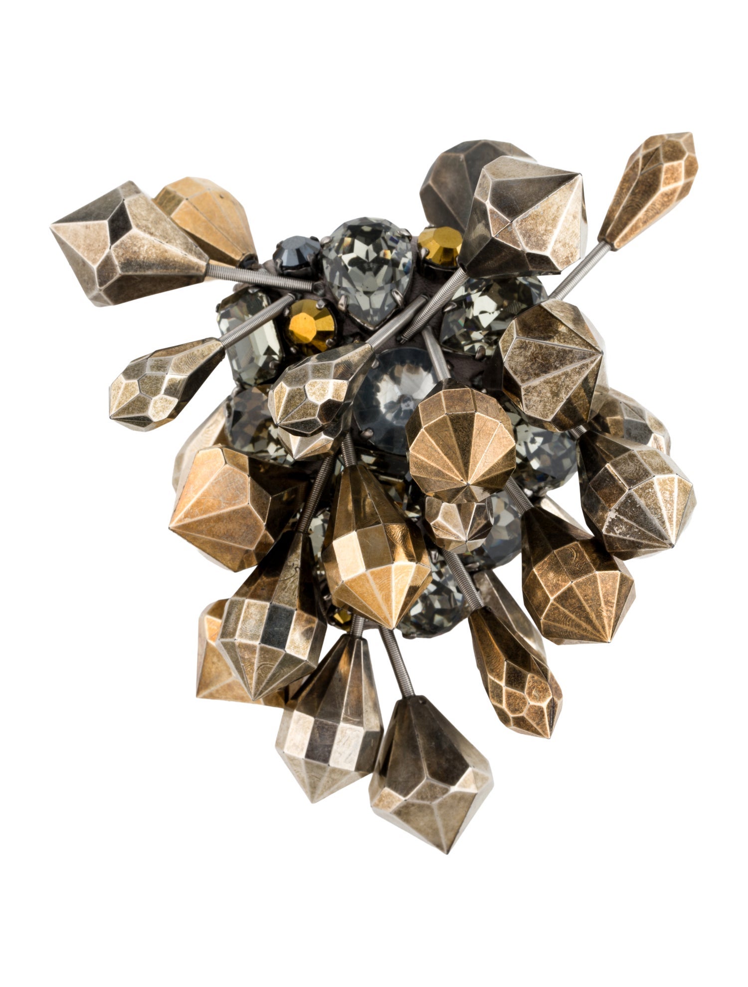 Prada Spille Plex Crystal Brooch