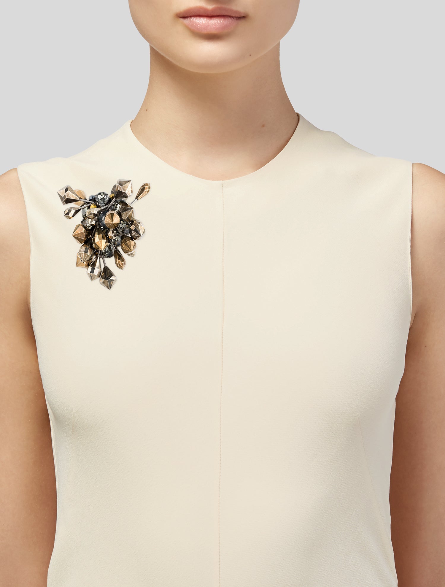 Prada Spille Plex Crystal Brooch