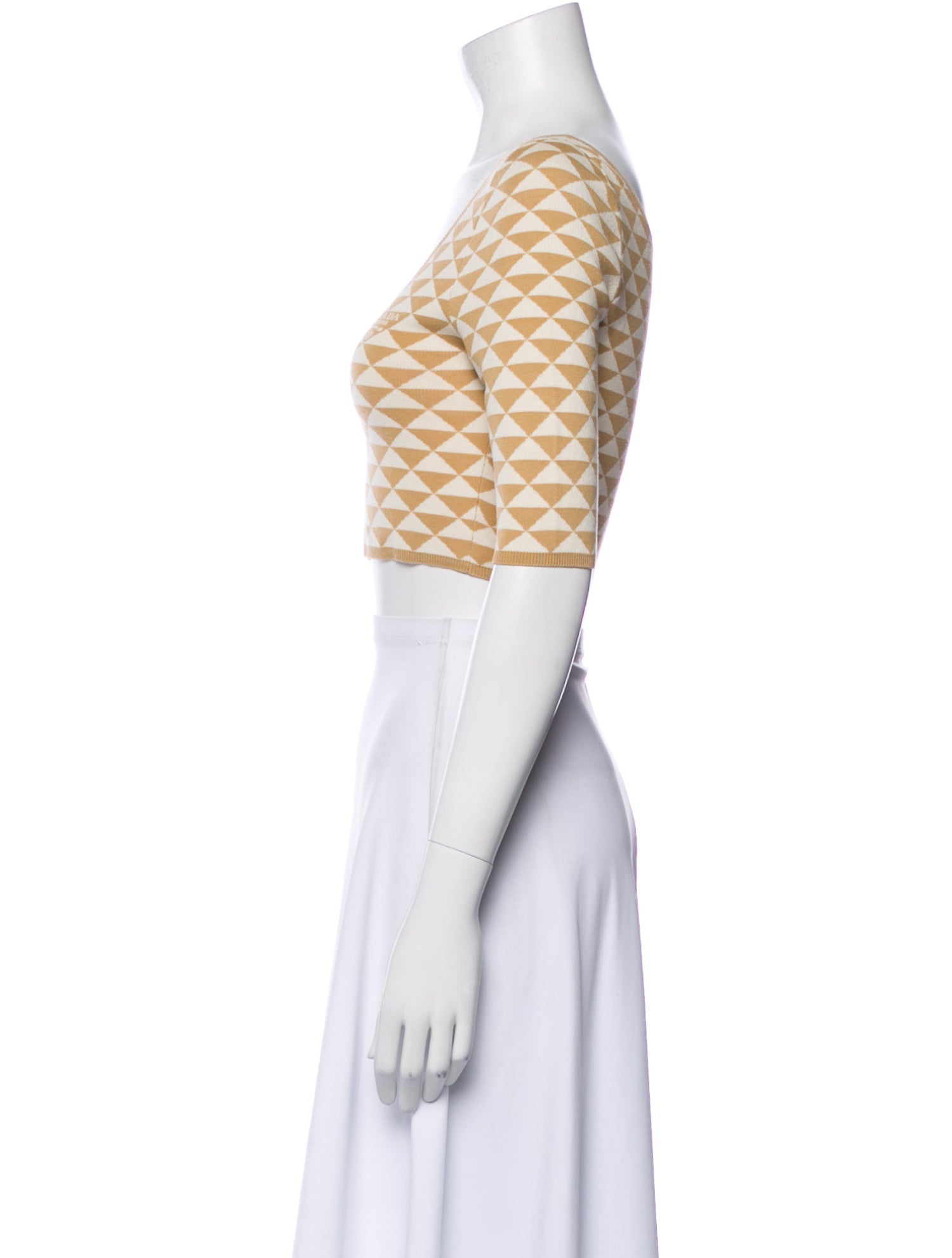 Prada 2023 Printed Crop Top