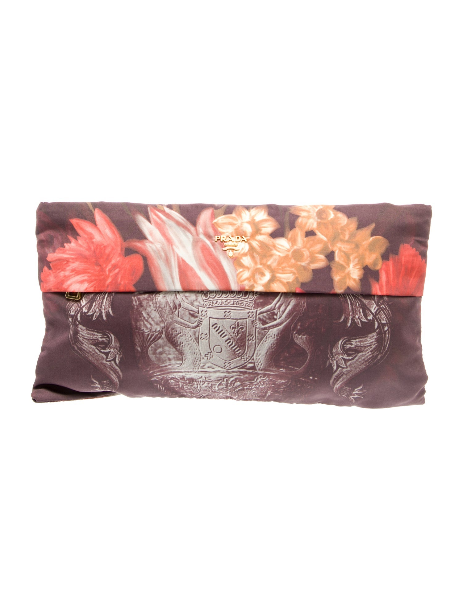 Prada Satin Clutch w/ Tags