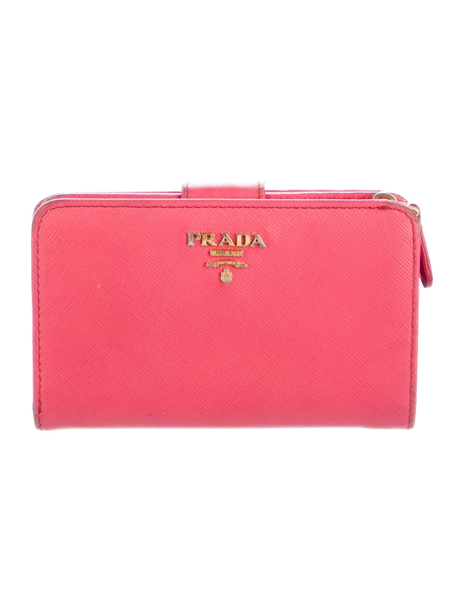 Prada Saffiano Lux Leather French Purse
