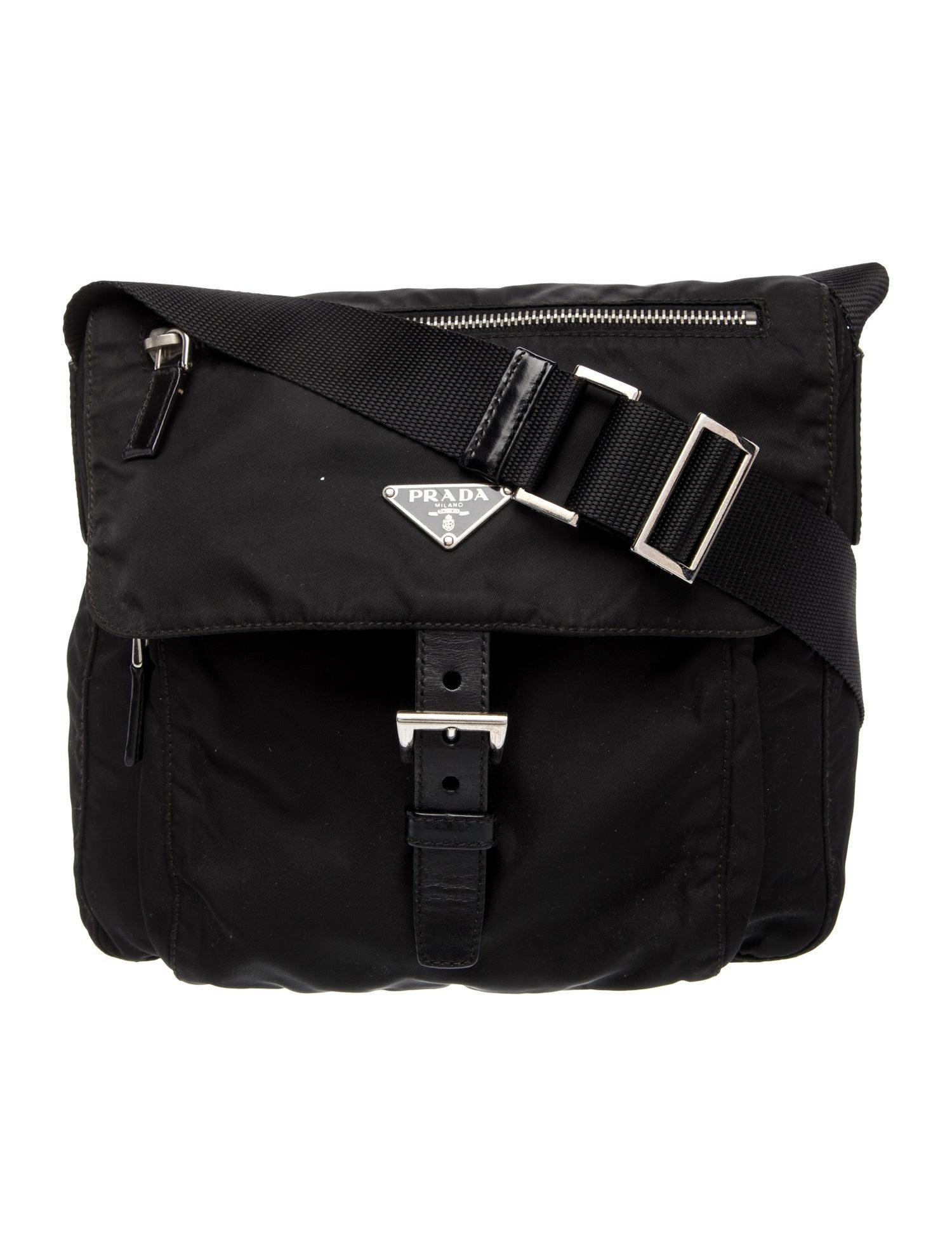 Prada Tessuto Nylon Messenger Bag