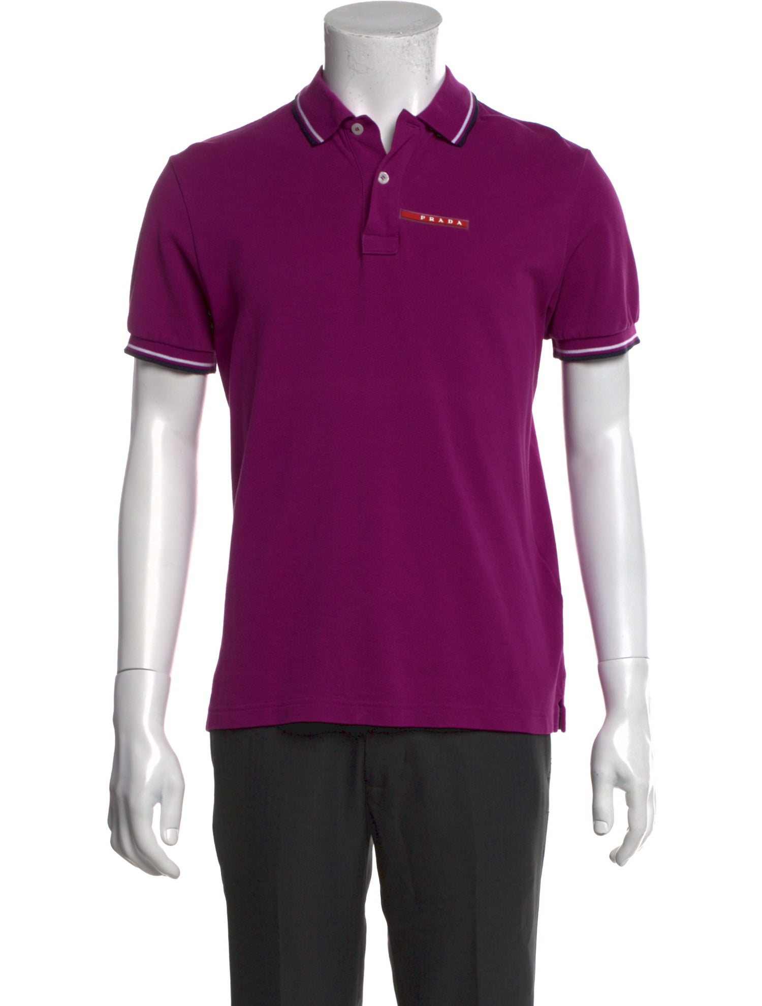 Prada 2018 Crew Neck Polo Shirt