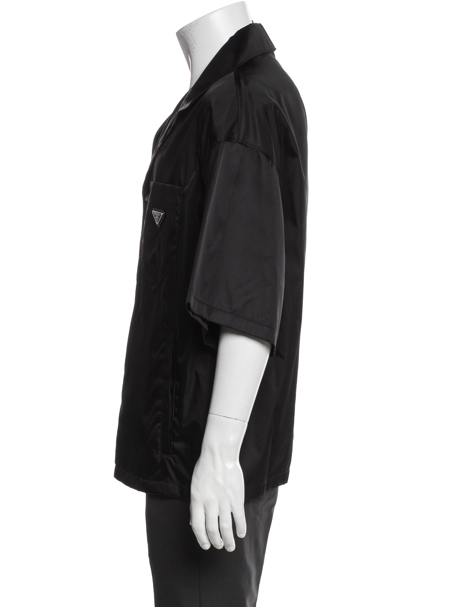 Prada 2024 Enameled Metal Triangle Shirt