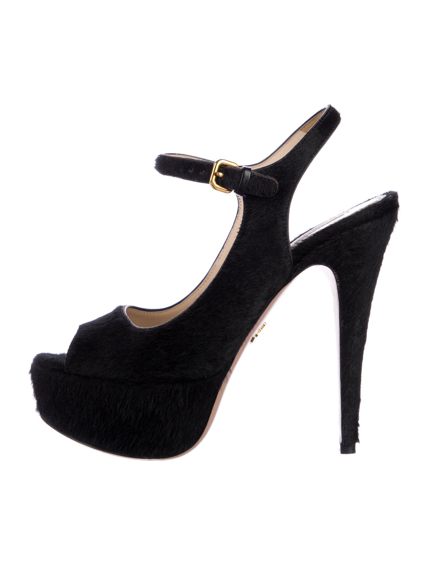Prada Ponyhair Slingback Pumps