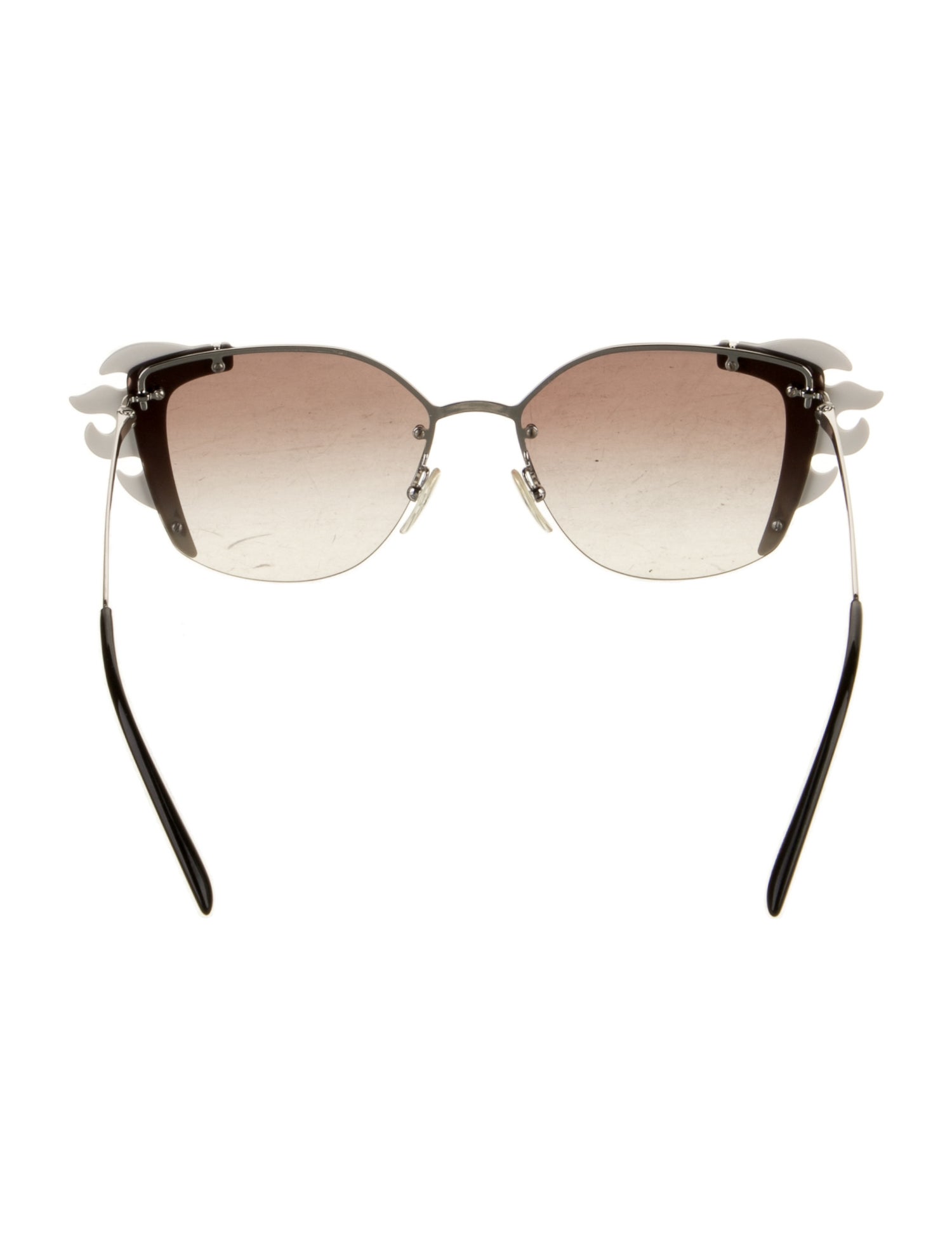 Prada Round Gradient Sunglasses