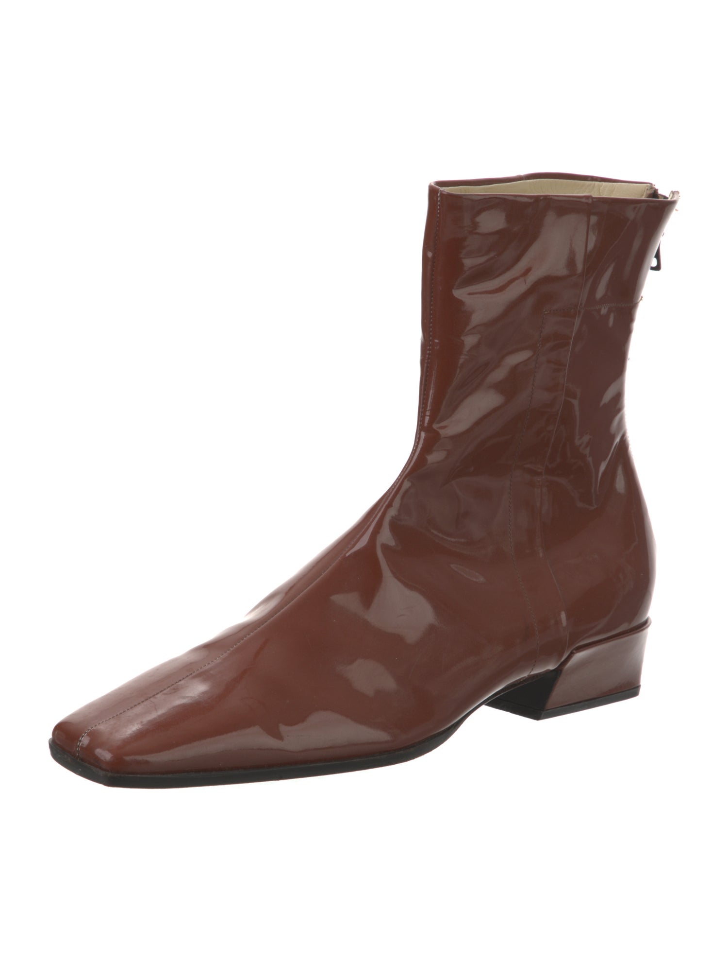 Prada Patent Leather Boots