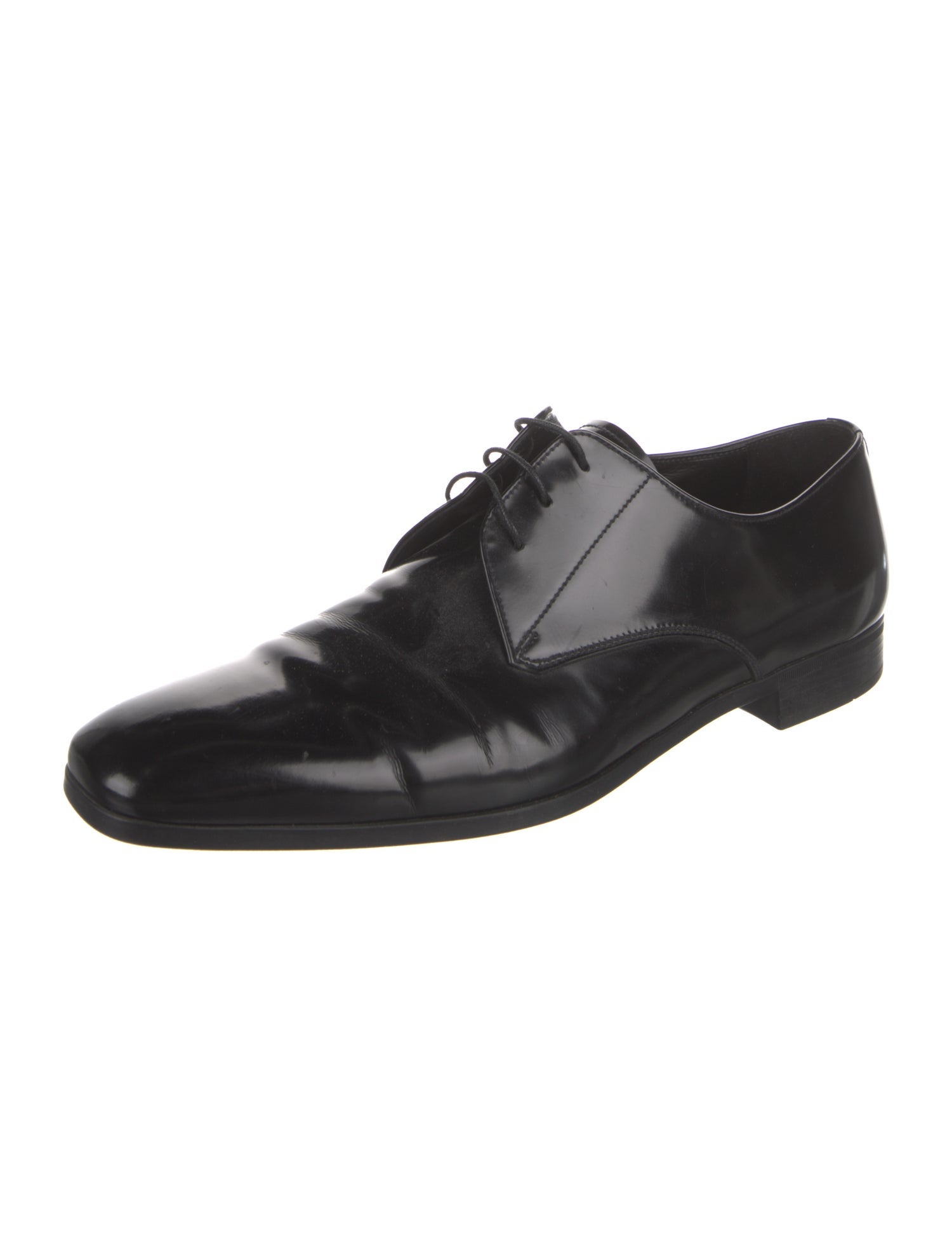 Prada Patent Leather Derby Shoes