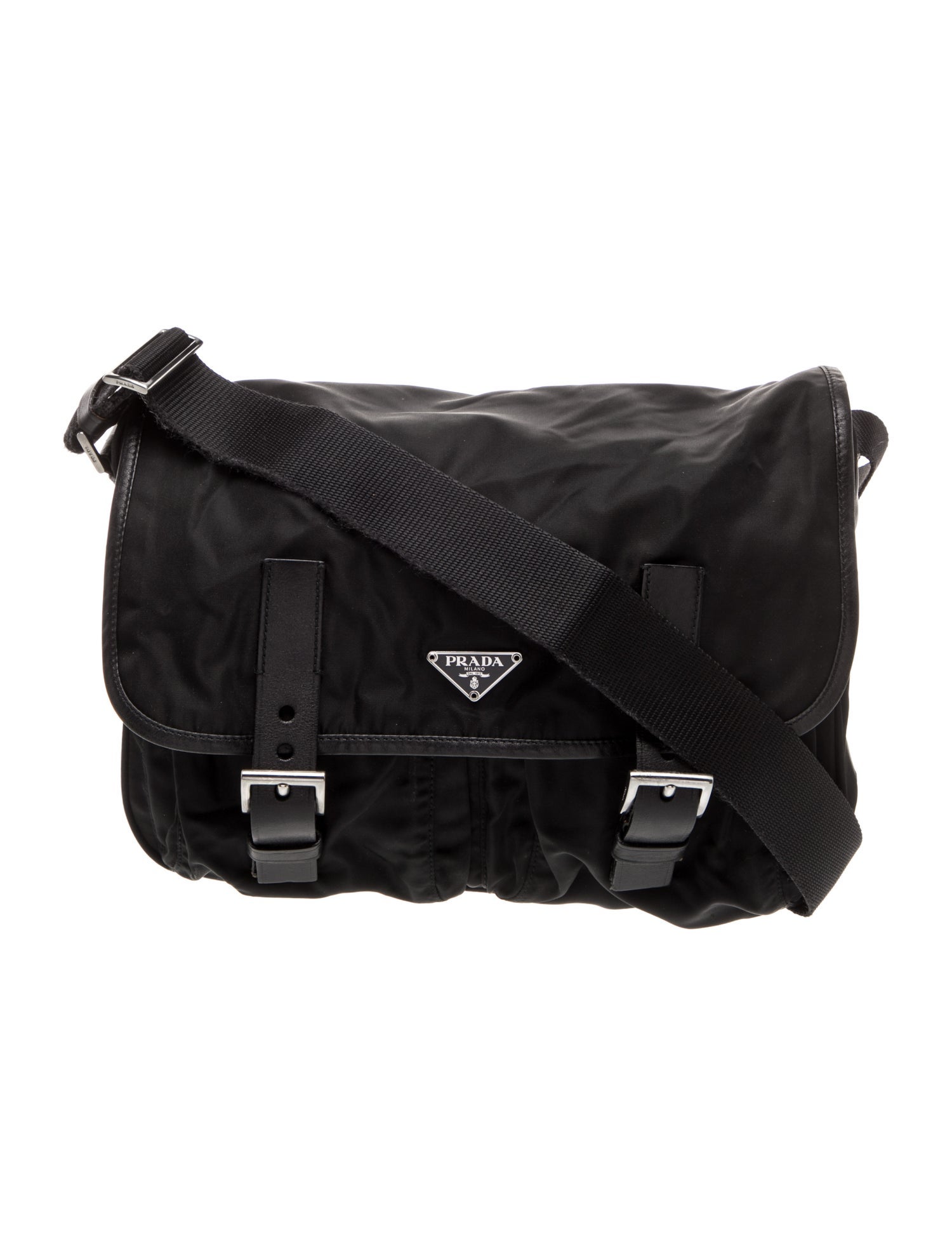 Prada Vela Nylon Messenger Bag