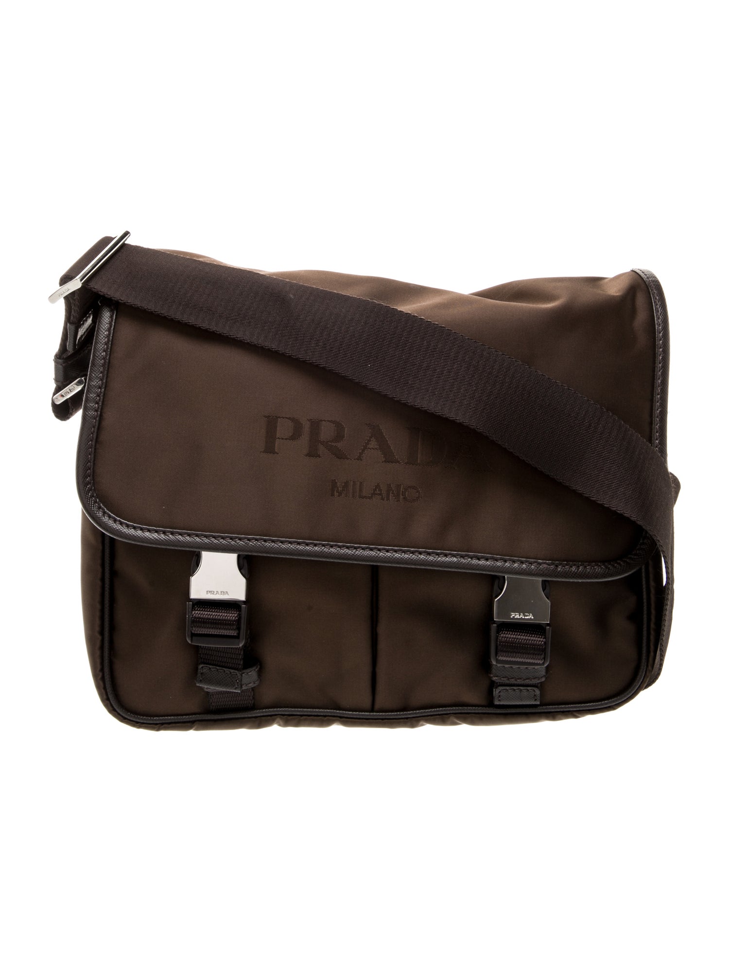 Prada Tessuto Nylon Messenger Bag
