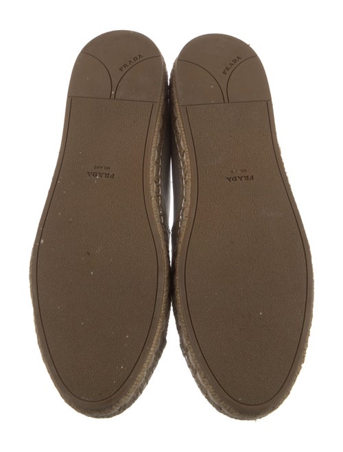 Prada Leather Espadrilles