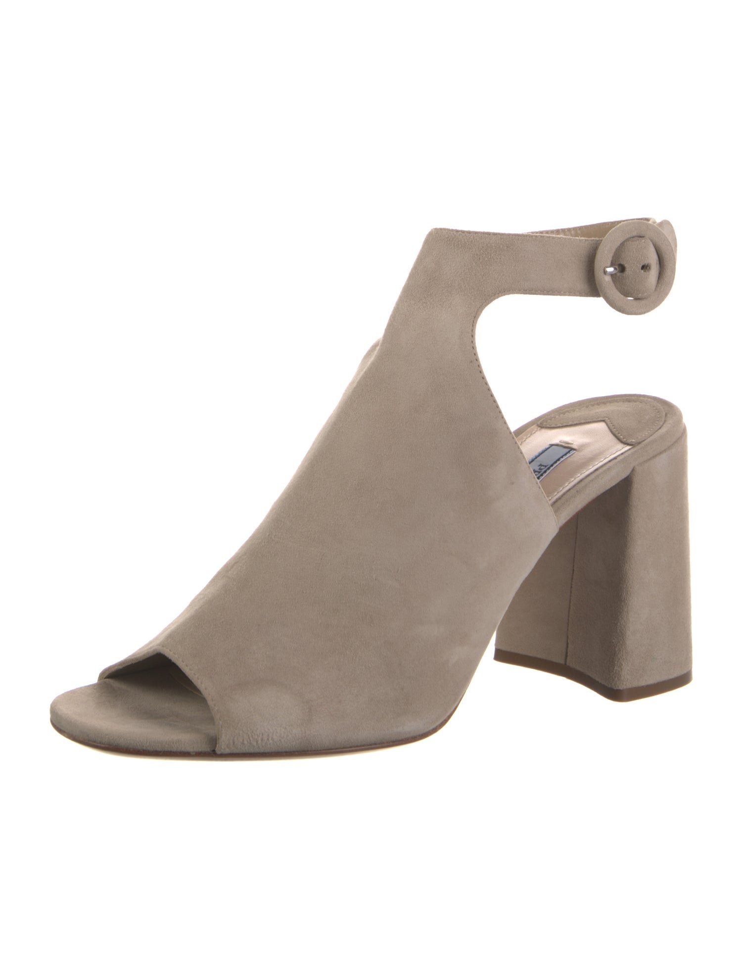 Prada Suede Slingback Pumps