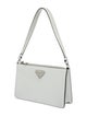 Prada Enameled Metal Triangle Shoulder Bag