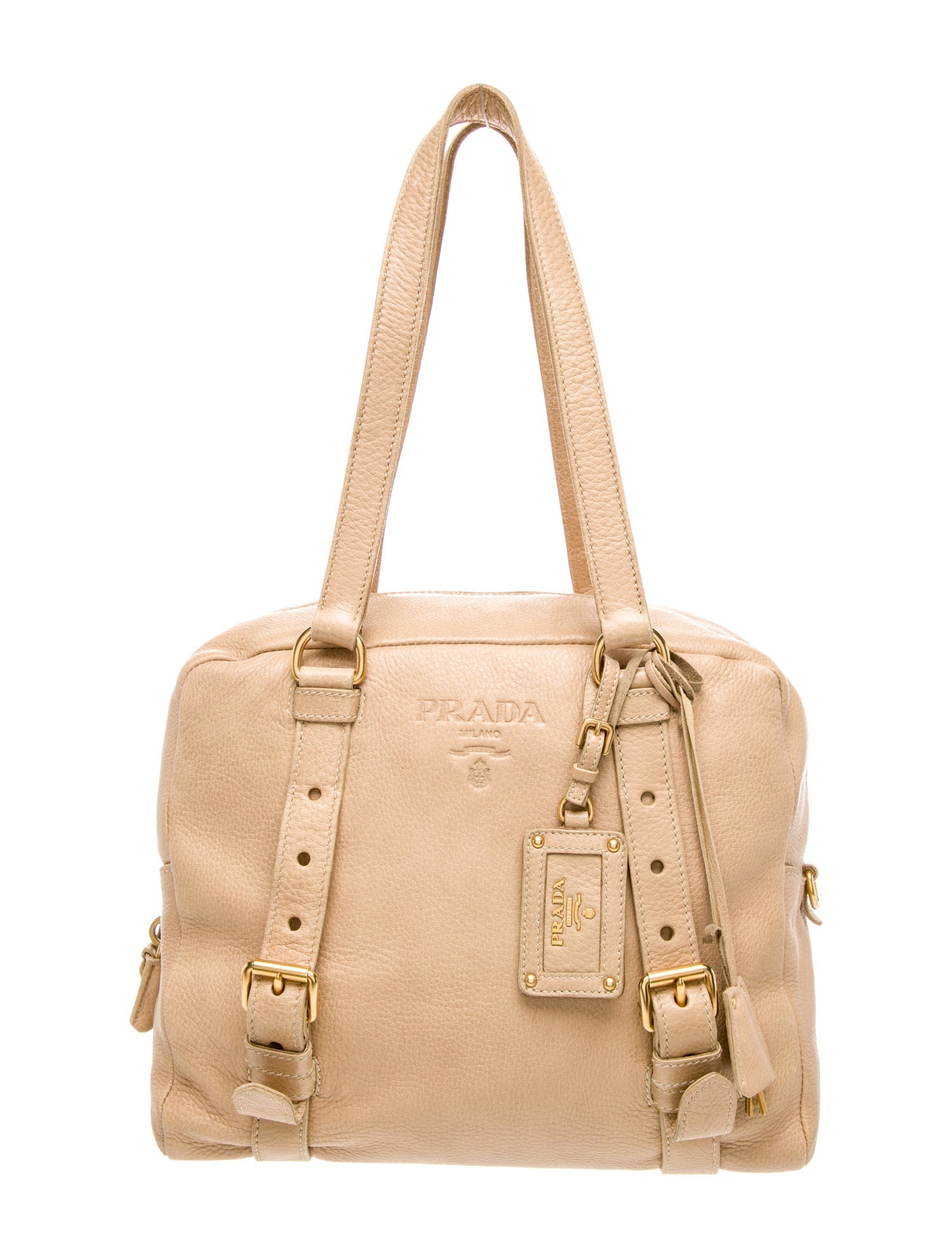 Prada Vitello Daino Leather Shoulder Bag