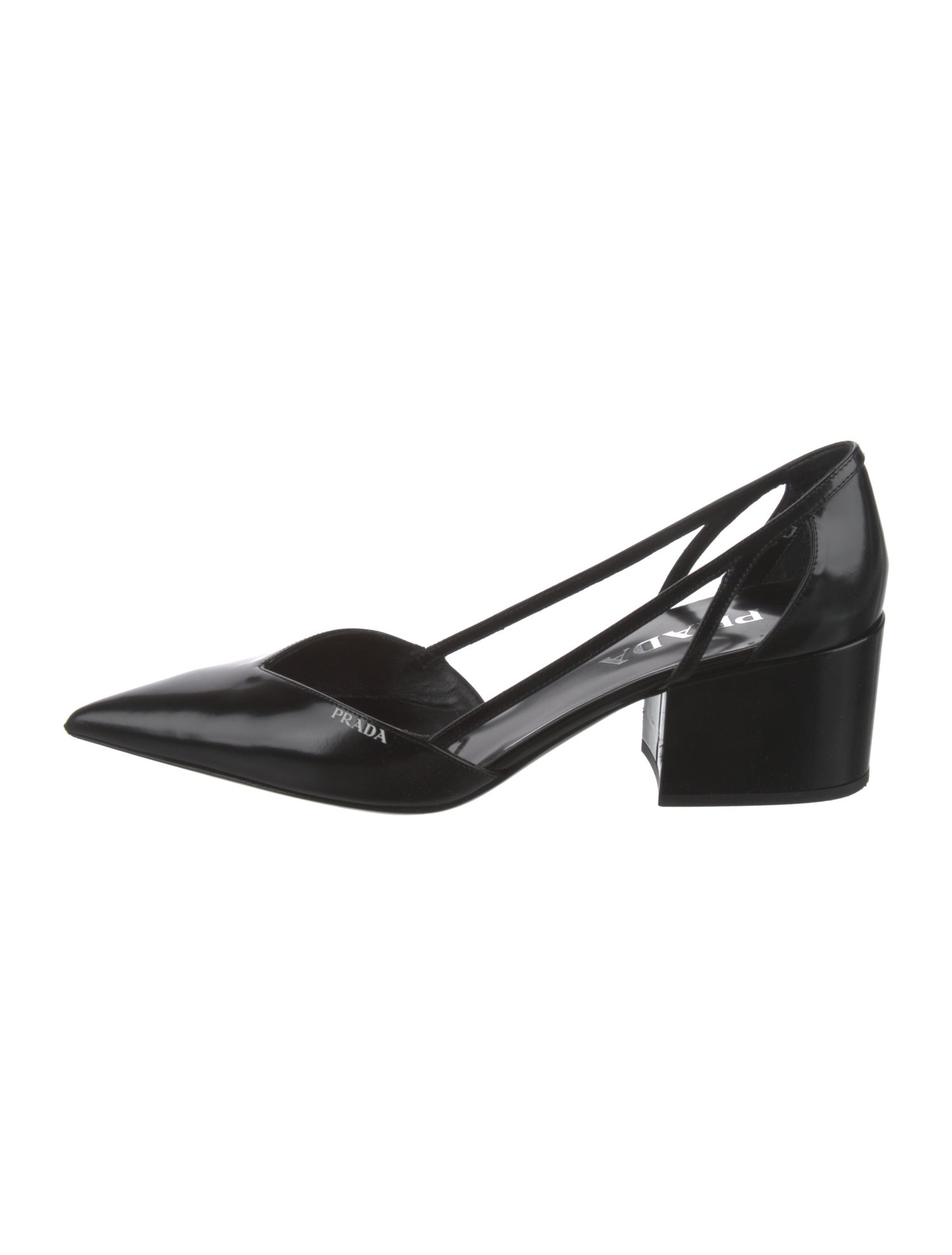 Prada Patent Leather D'Orsay Pumps